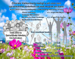 SAVE THE DATE – 4 juni met korting naar het Lentefestival in het Openluchttheater Valkenburg