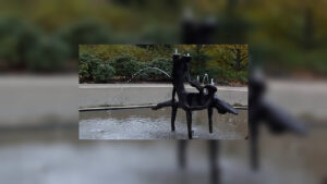 Fontein Thomas Rodr in het Odapark