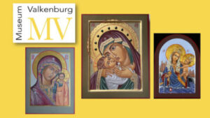 Iconenexpositie in kerstsfeer