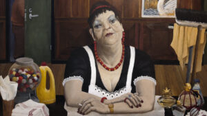 De Dame van de retirade
