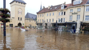 Hoogwater Valkenburg juli 2021